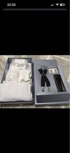 フォーマルシャツとアクセサリーセット