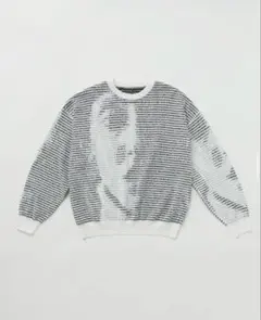 gadidanoniem ニット GYDA ニット セーター Symmetry GYDAチェーンロゴラメニット