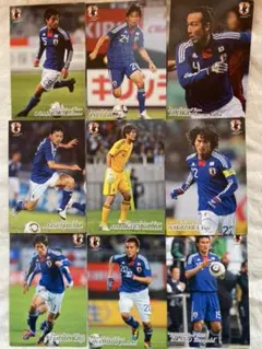 サッカー 日本代表　カード セット