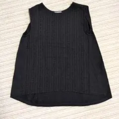 これから活躍涼しい！ユナイテッドアローズ　 ブラックノースリーブチュニックのサムネイル