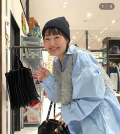 niko and…クルクルループ2WAYベスト　グレー　フリーサイズ　ニコアンド