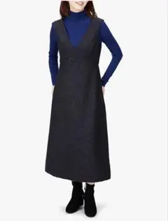 N. Natural Beauty Basic ネップツイードジャンパースカート