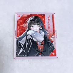 【にじさんじ】極楽湯/RAKU SPA 温泉まんじゅう　特典ステッカー　月ノ美兎