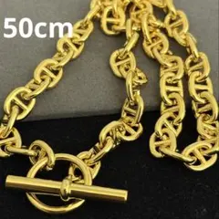 ゴールド ネックレス 刻印 グッチリンク 高級 メンズ 18K GP - メルカリ