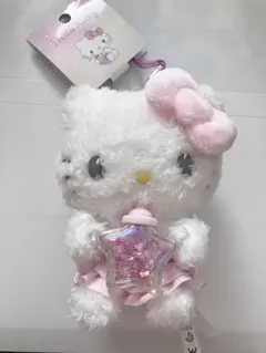 サンリオ　星屑ベイビーボトルデザインシリーズ　マスコットホルダー　キティ