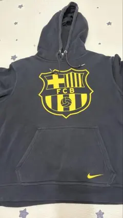 NIKE FCB パーカー ブラック イエロー