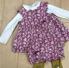 タルティーヌエショコラ 80 ワンピース＆アンダーパンツ