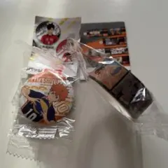 ハイキュー‼︎ くら寿司 コラボ びっくらポン ガチャ 缶バッジ 日向 マステ④