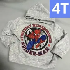 め*。様 スパイダーマン　裏起毛　トレーナー　4T 110
