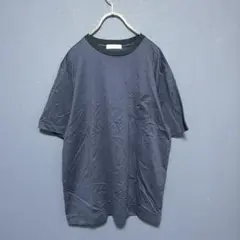 グリーンレーベルリラクシング L ポケットTシャツ 日本製 ネイビー 半袖のサムネイル