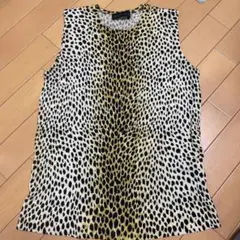 MOGA レオパード柄 タンクトップ ノースリーブのサムネイル