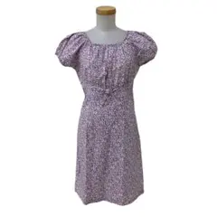 B3 JILLSTUART ワンピース ワンピ パープル系 花柄 M