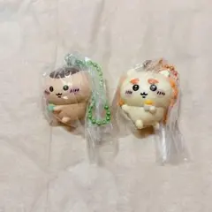 ちいかわ マスコットつきビスケット くりまんじゅう　シーサー　2個セット