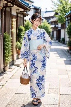 Kimono modern セオαの夏キモノ浴衣 - メルカリ