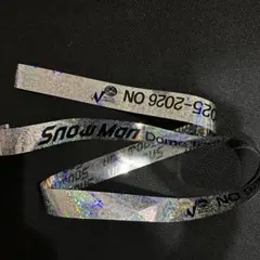 SnowMan 落下物　銀テ