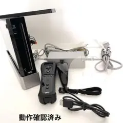 Nintendo Wii 本体　ブラック　電源アダプター　ヌンチャク