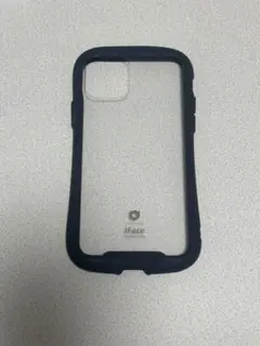 iFace 11Pro iPhone用ソフトケース クリア/ネイビー