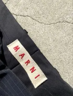 T*K様 MARNI 09SS BLACK STRIPE SLACKS マルニのサムネイル
