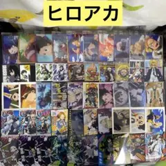 【B999】ヒロアカ　ウエハース　クリアカード，シールなど　89枚　まとめ売り