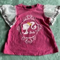 キッズ 半袖Tシャツ Barbie ピンク