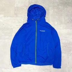 美品 mont-bell モンベル キッズ【150】ウインドブラストパーカ
