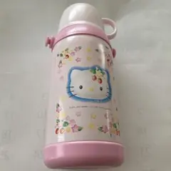 サンリオ　ハローキティ 子ども用水筒ステンレス　ボトル　ピンク　花柄　500ml