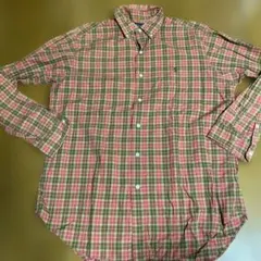 90s Polo Ralph Lauren チェックシャツ M ボタンダウン