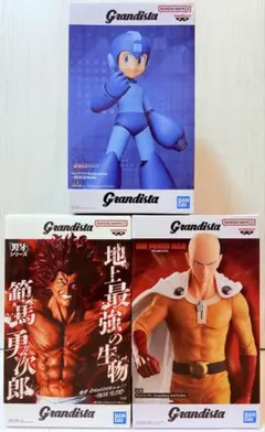 Grandista フィギュア 3セット ワンパンマン ロックマン 刃牙