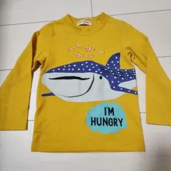 Naughty Compass クジラデザイン 長袖カットソー 100