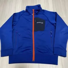 mont-bell モンベル マウンテン ジャージジャケット　ブルー　120cm