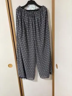 JEANASIS 総柄ワイドパンツ