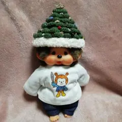 モンチッチMサイズ　クリスマスツリー帽子