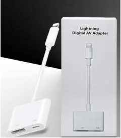 iphone HDMI変換アダプタ★Lightning　youtube等対応
