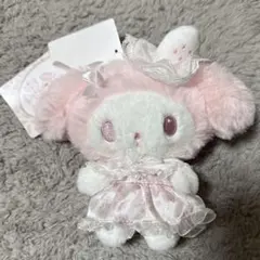 サンリオ　マイメロディ　白いちごのティータイム　ふわくた　ぬいぐるみ