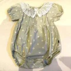 バースデイ　futafuta 花柄ロンパース　80cm