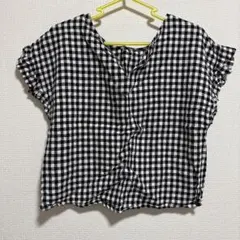 URBAN RESEARCH ギンガムチェック 半袖シャツ フリーサイズ