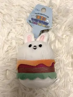 スキズ SKZOO アメリカ ハンバーガー ぬいぐるみ キーリング リービット