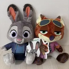最終値下】ズートピア2 ぬいぐるみセット ニック、パウバート（山田