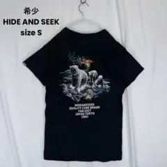 希少 HIDE AND SEEK Bear S/S Tee blackのサムネイル