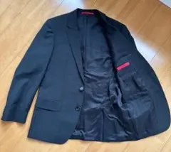 【値下げ】HUGO BOSS ヒューゴボス 2Bテーラードジャケット 黒 46