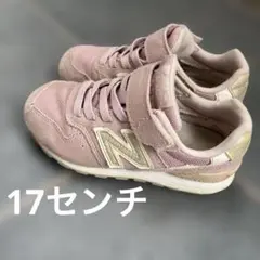 new balance　996 薄ピンクスニーカー　17センチ　ニューバランス