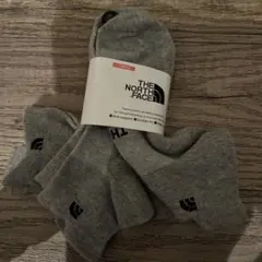 3足組 新品未使用 THE NORTH FACE コンフォートソックス グレー