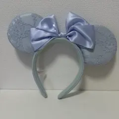 水色レースカチューシャ ディズニー
