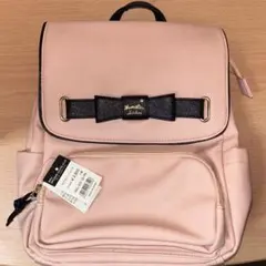 ショルダーバッグ　ピンク　リボン付き　Sherie Lips