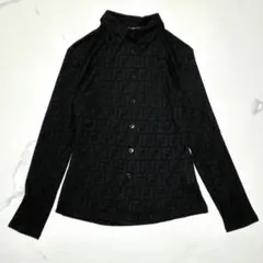 Fendi ダークブラウン ノースリーブ ベスト ズッカ柄 - メルカリ