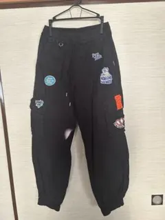 PINK-latte 女の子　ブラックカーゴパンツ　Lサイズ