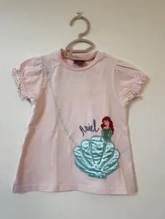 Disney アリエル Tシャツ ピンク 半袖 トップス プリンセスのサムネイル