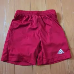 adidas 赤 ハーフパンツ Lサイズ