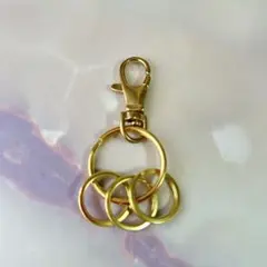 カニカン キーホルダー（アンティーク） キーフック キーリング カラビナ 金物