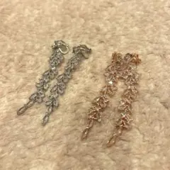 え*)様 ブライダルイヤリングまとめ売り(シルバー/ピンクゴールド)